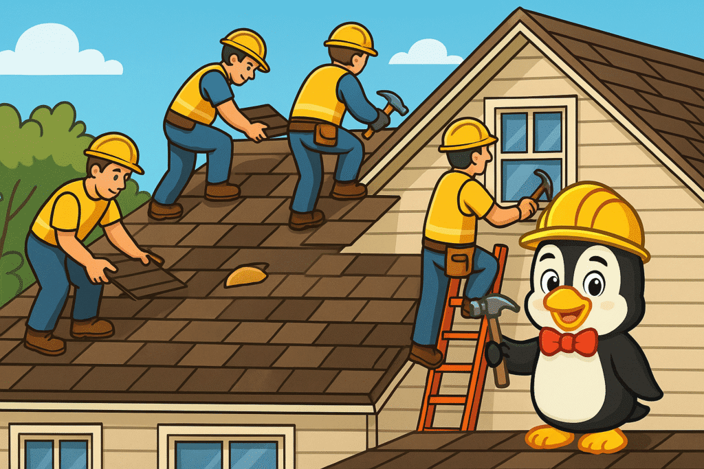 Penguing Performing Roof Repair Roof Repair